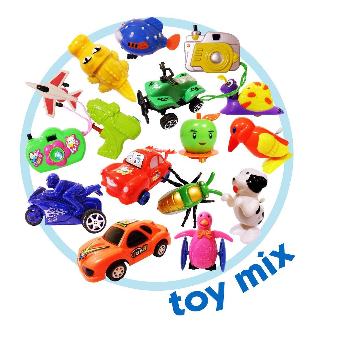 Bunter Spielzeugmix für Warenautomaten